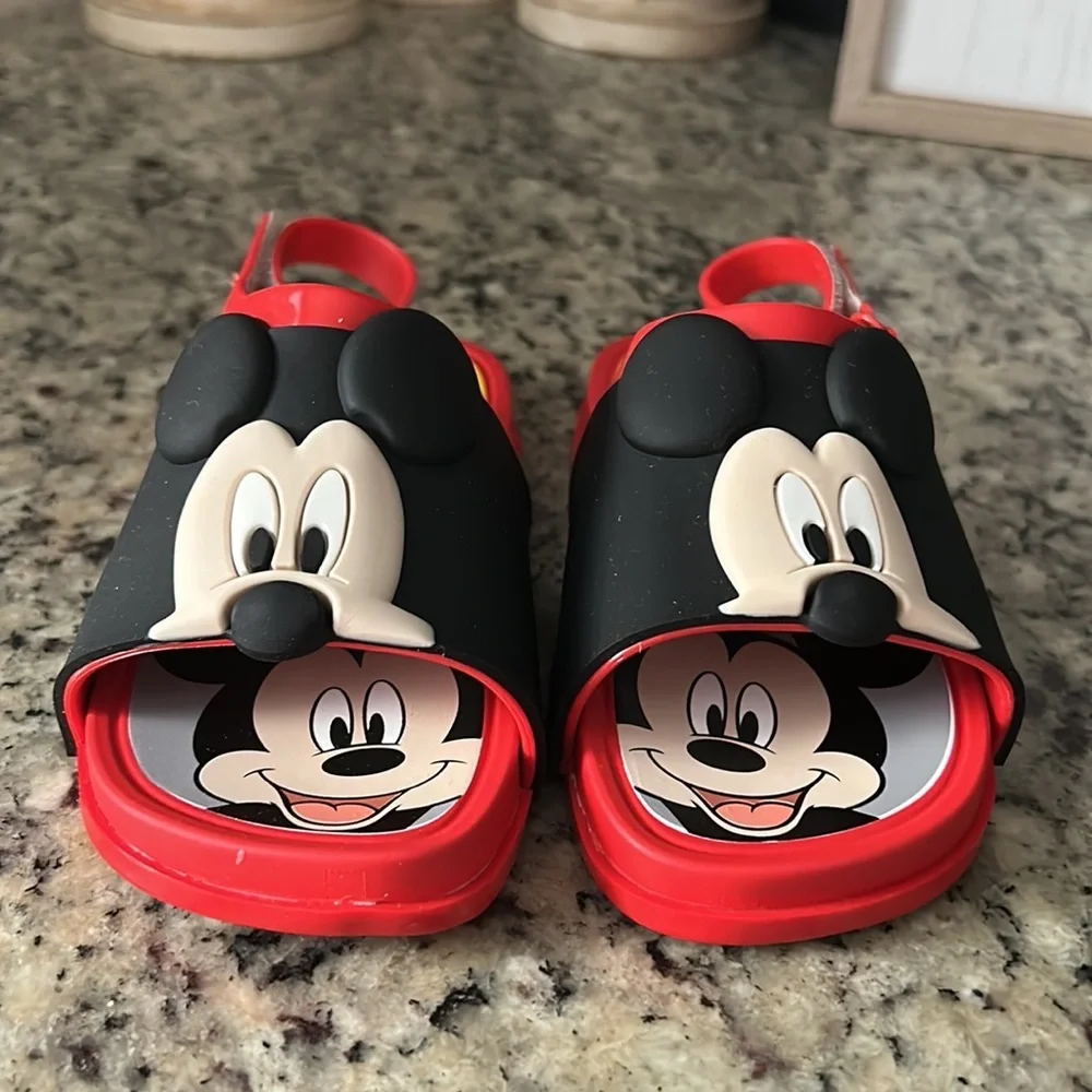 COPY - Kids 11 Unisex Melissa x Disney Mickey & Friends Water Resist Slingback … - Picture 8 of 12
